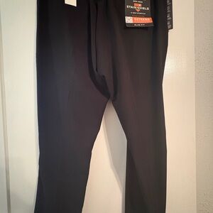 Van Heusen Black Slim Fit Dress Pants